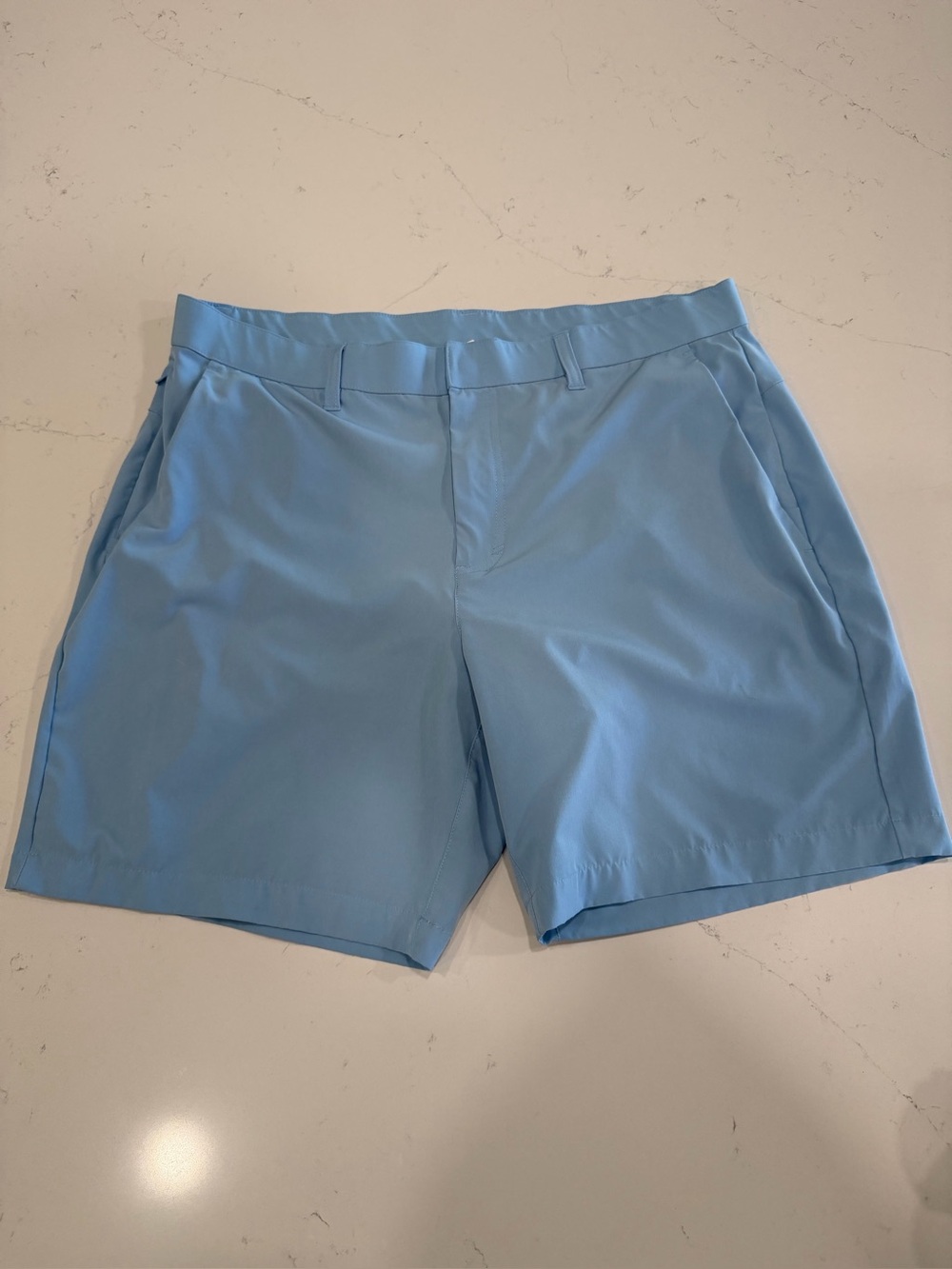 Fabletics Men's Light Blue The Don Short 8in